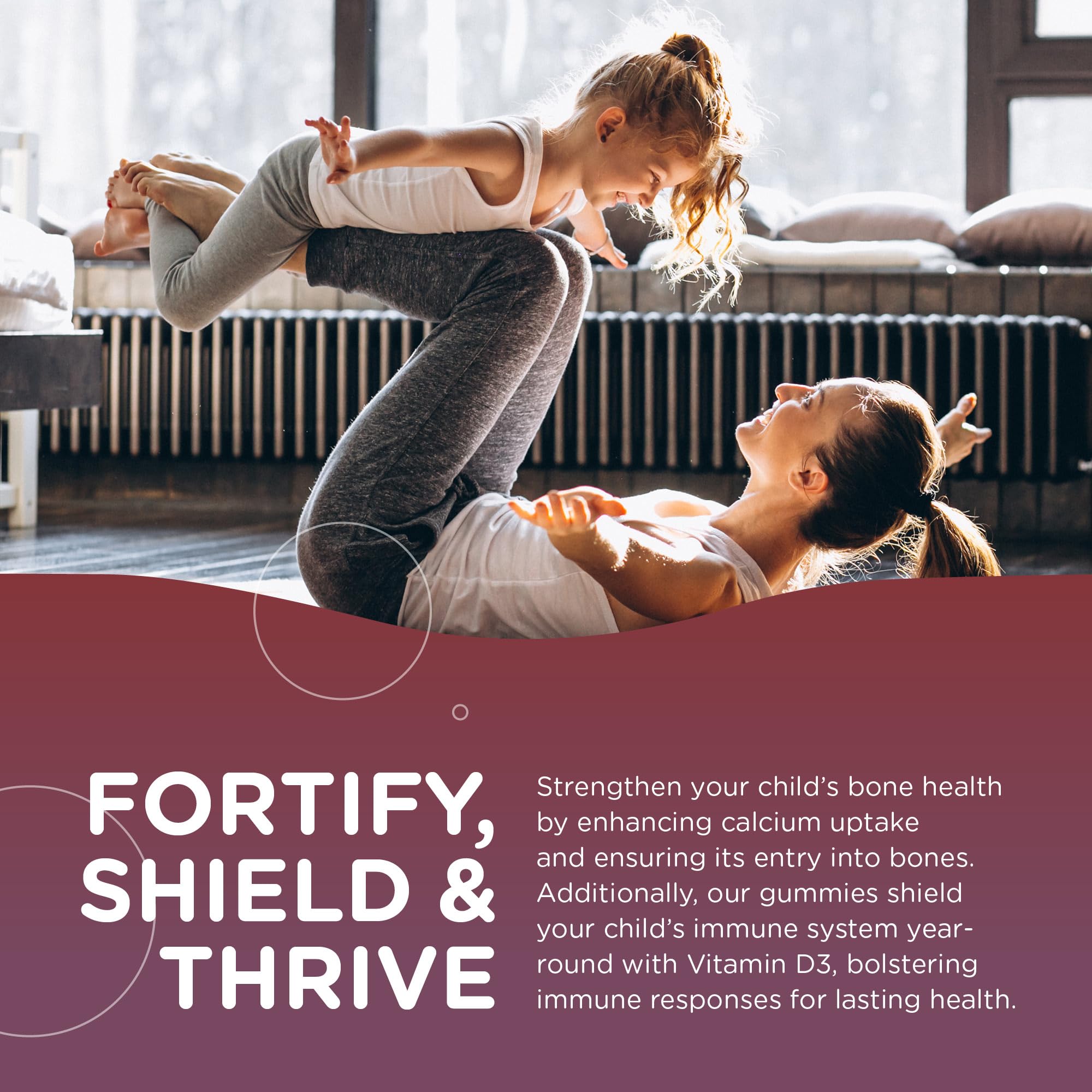 Children taking Zahler Chapter One D3 K2 gummies