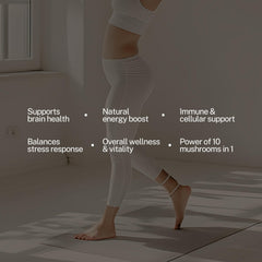 Nutritional label for Zahler Chapter Six 10-in-1 Mushroom Complex