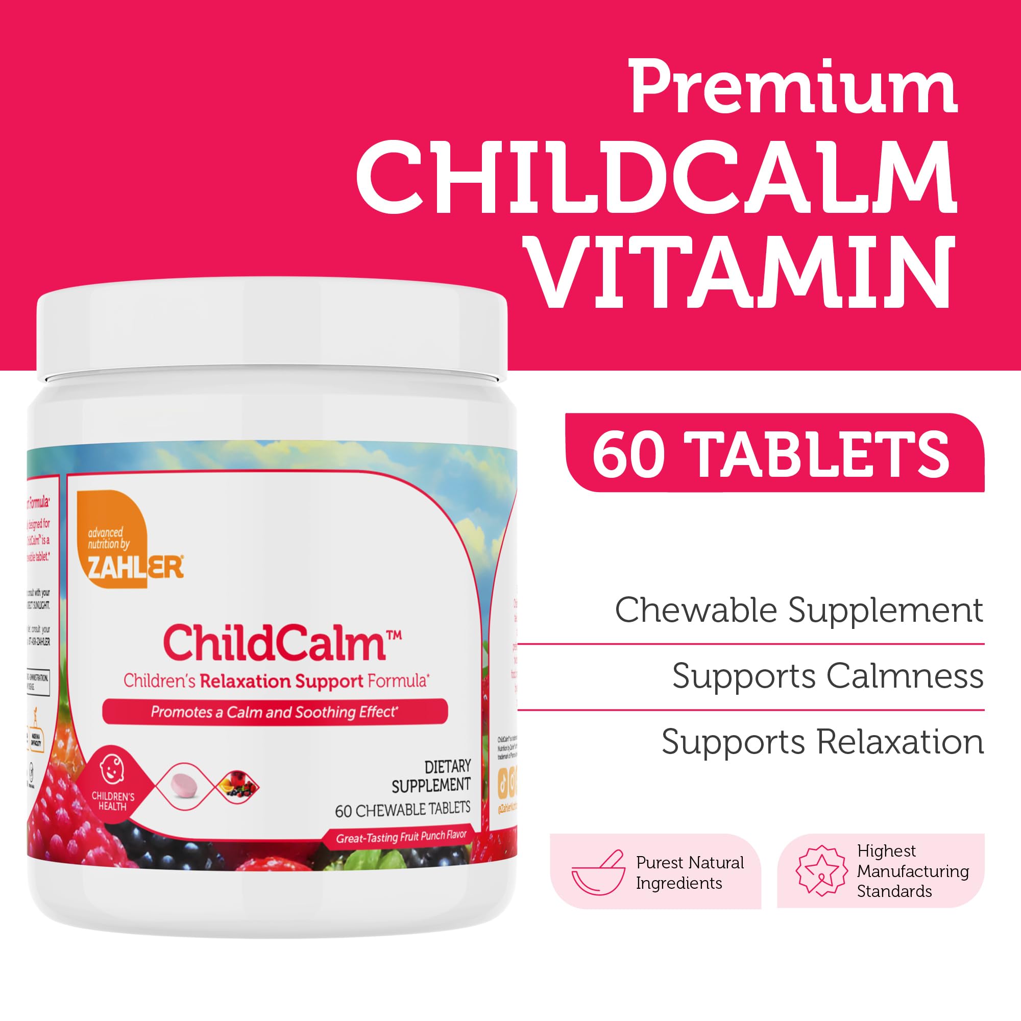 Chewable tablets for children's sleep support
