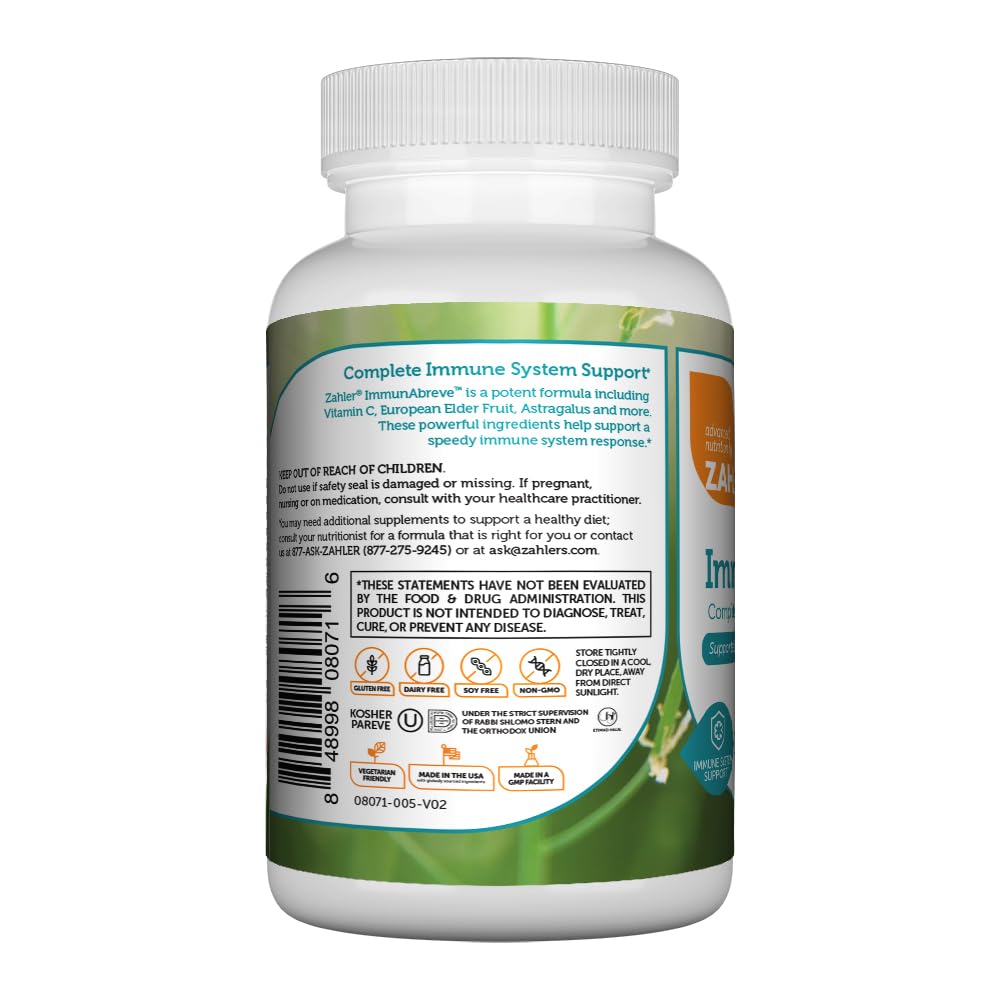 Vitamin C and Pantothenic Acid illustration for ImmunAbreve