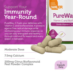 Immune support and antioxidant benefits from Zahler Vitamin C