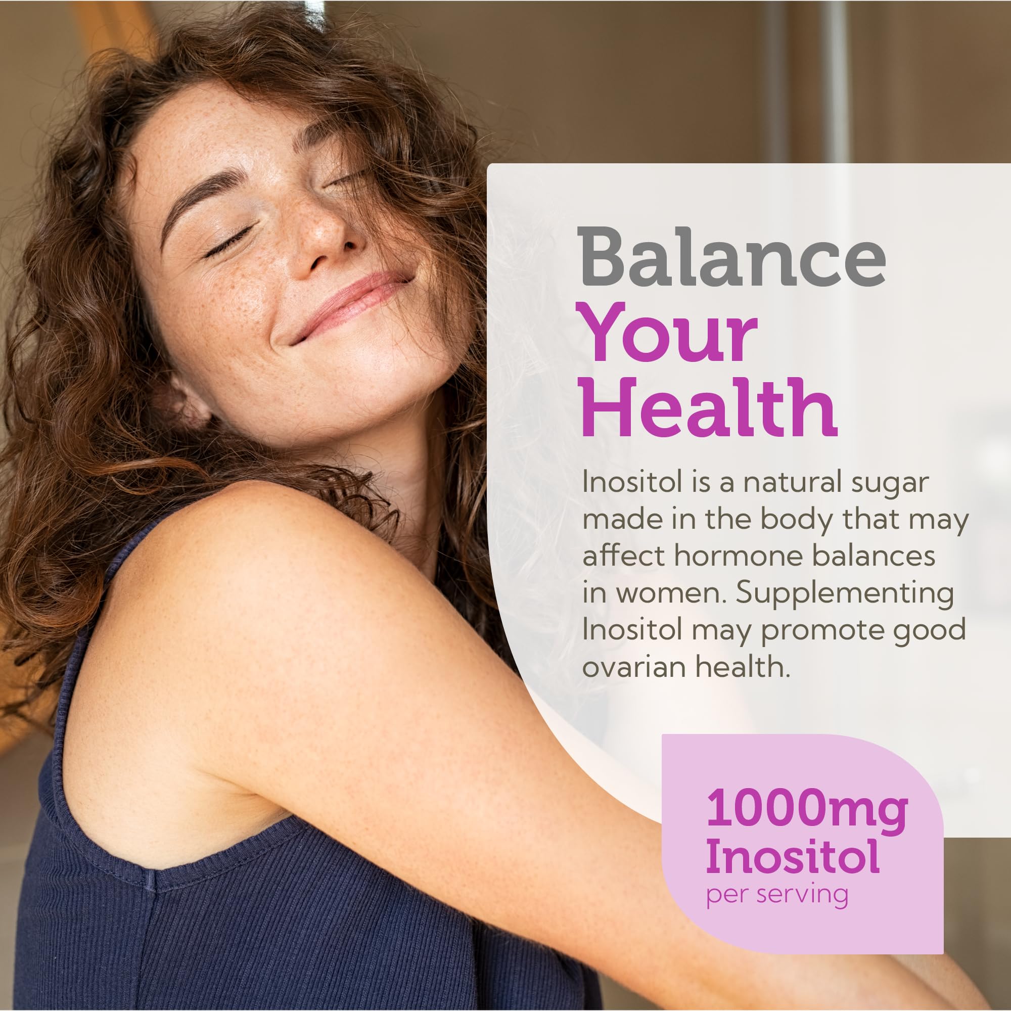 Inositol supporting hormone balance and women's health