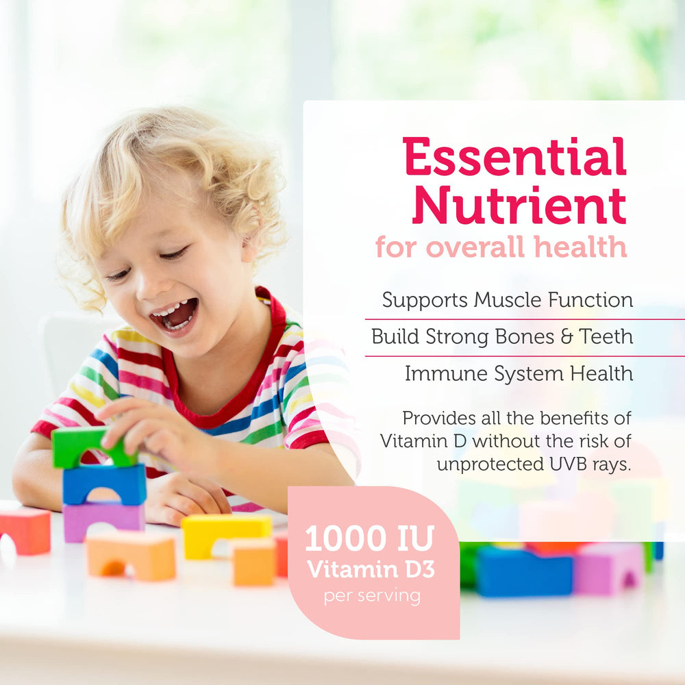 Nutrition info for Zahler Junior D3 kids chewables, 1000 IU