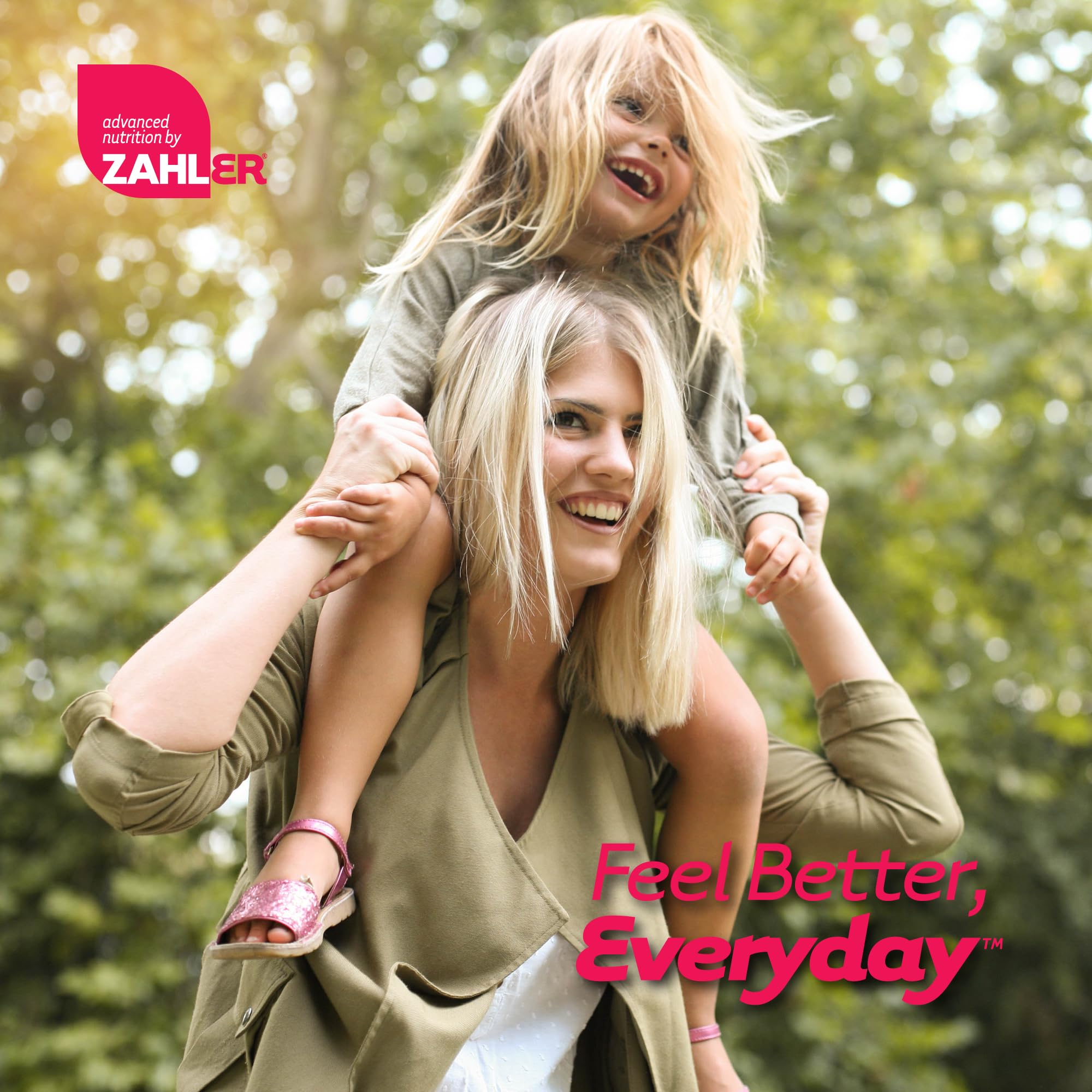 Bottle of Zahler Kids Immune Support grape-flavored tablets with tablets outside