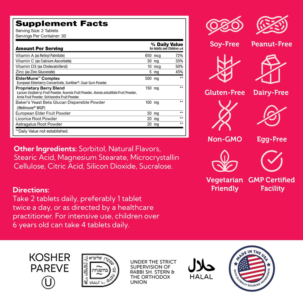 Made in USA label and GMP facility for Zahler Kids Immune Support