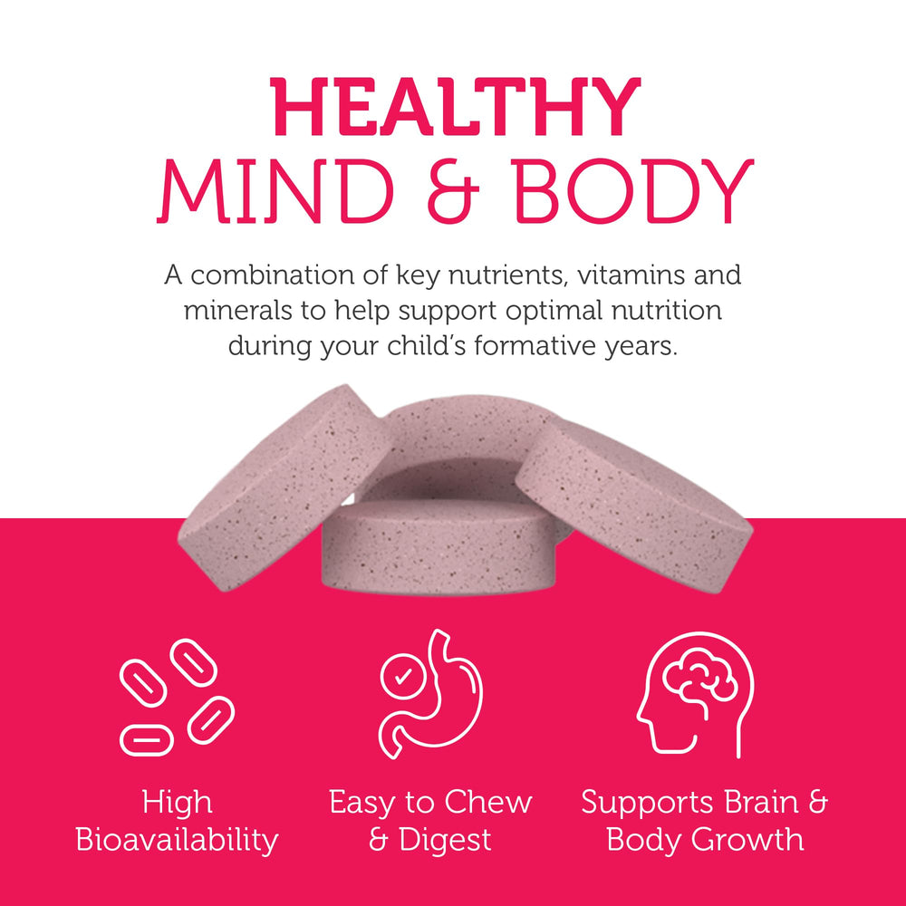 Made in USA and Kosher certified label on Zahler Kids Multivitamin