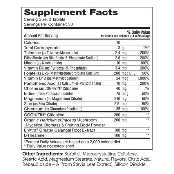 Bottle of Zahler KidsActive kids focus supplement with label