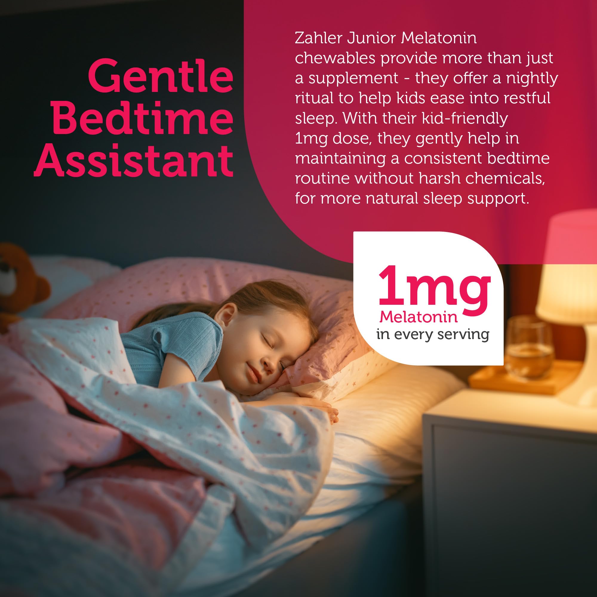 Kosher-certified Zahler melatonin label