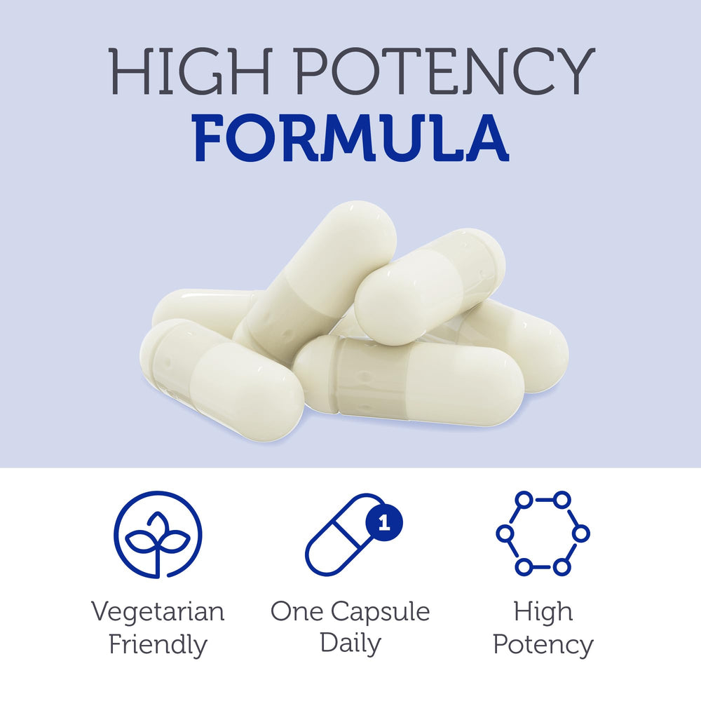 Side view of Zahler L-Tryptophan 500mg 60 capsules bottle