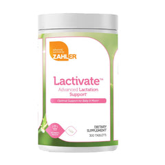 Front view of Zahler Lactivate bottle
