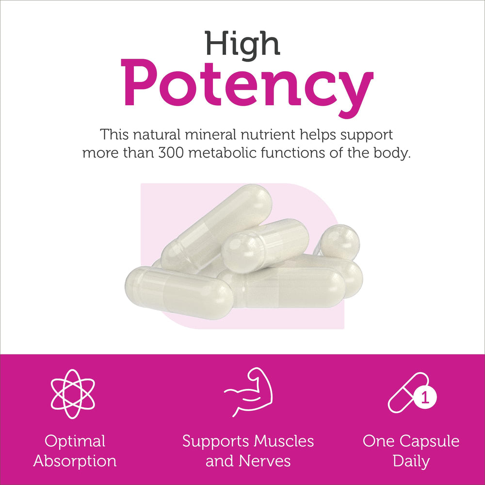 Daily dosage instruction for Zahler Magnesium Citrate 200mg capsule