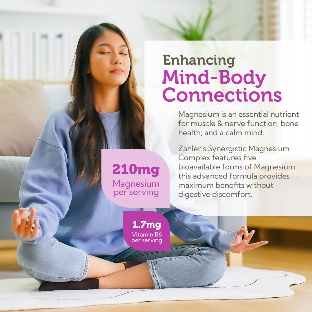 Ingredients and nutrition label of Zahler Magnesium Complex