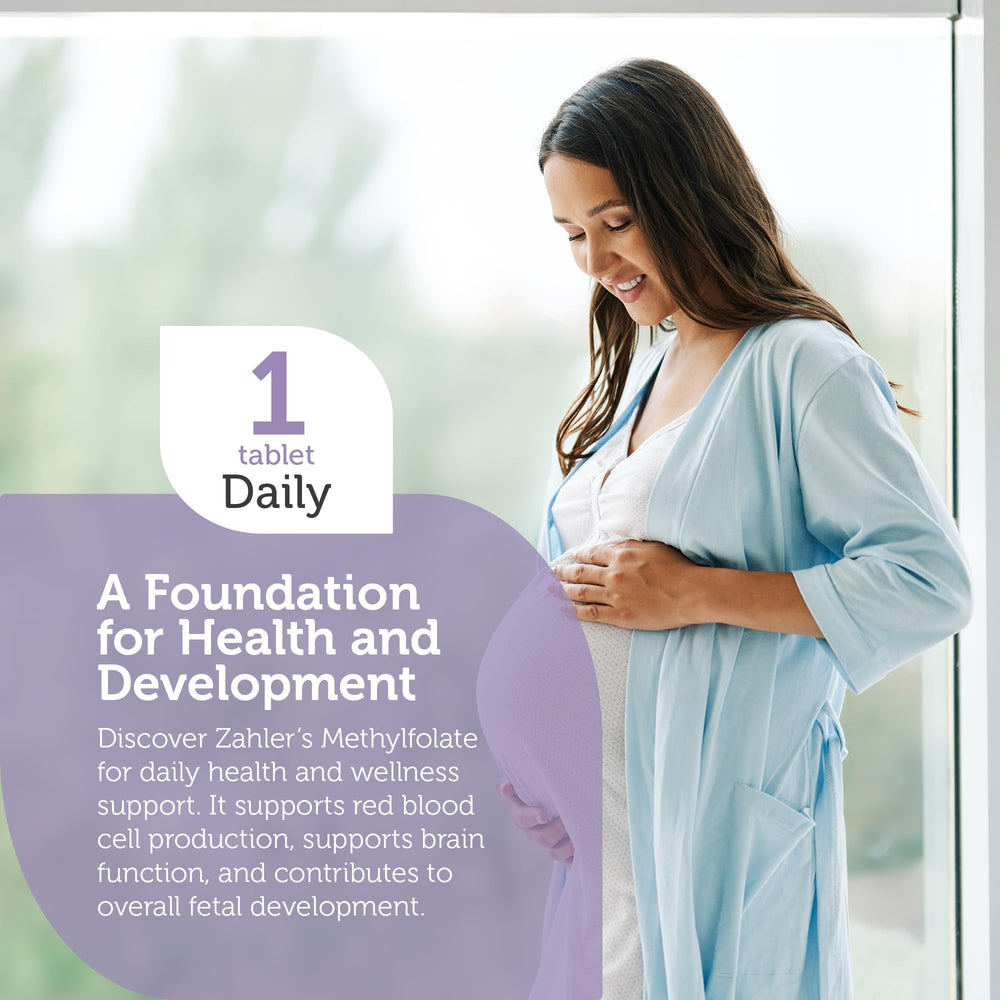 Nutritional ingredients panel for Zahler Methylfolate