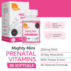 One-a-day softgel prenatal capsule