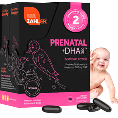 Zahler Prenatal Vitamin with DHA and Folate bottle