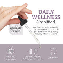 Vitamin D3 K2 blend supporting bone health