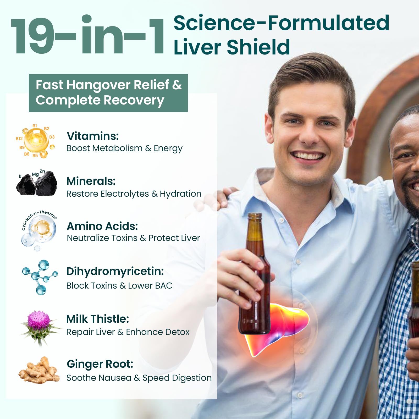 Close-up of DHM 1000mg and ingredients