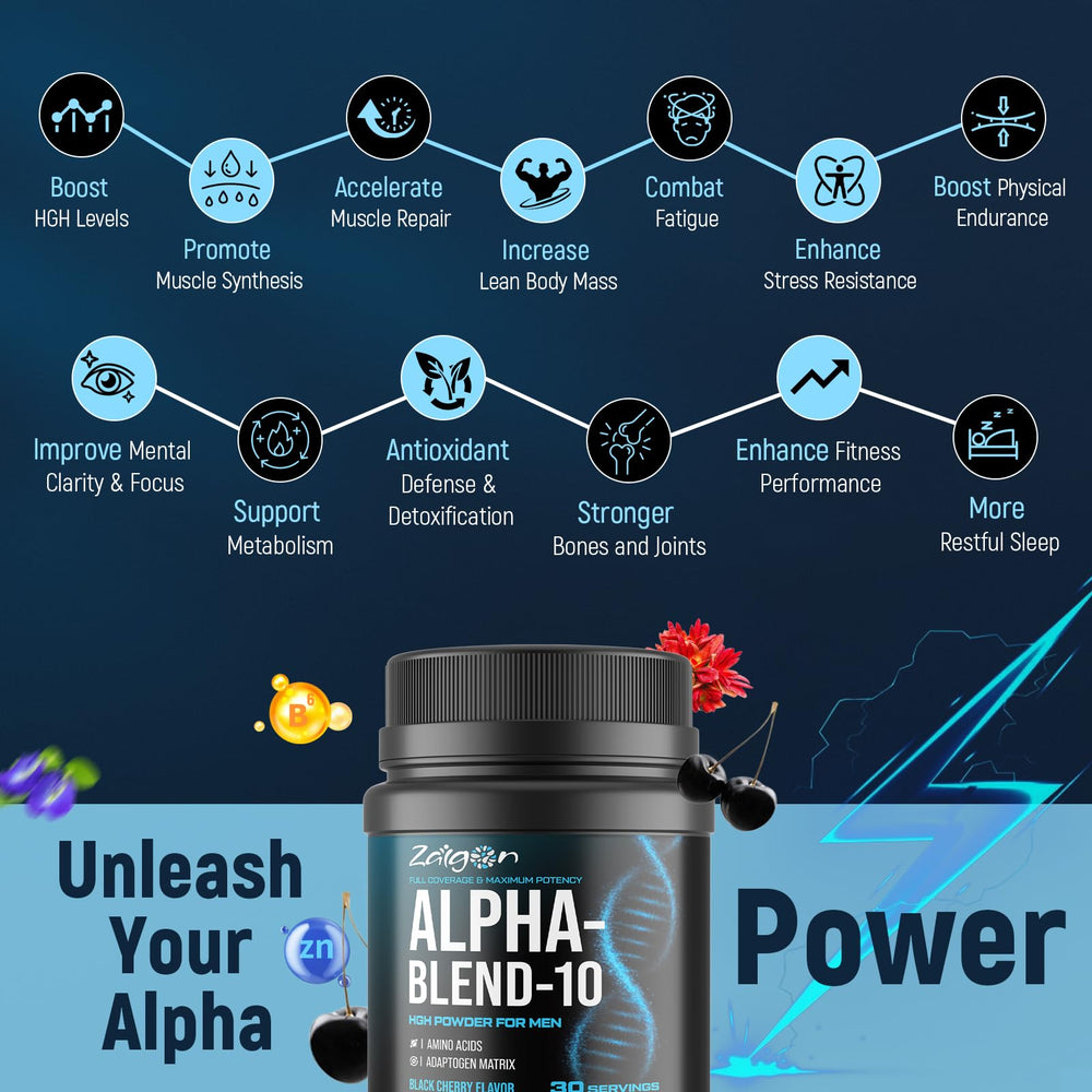 Zaigon CDP-Choline and Pyroglutamic Acid support mental focus.