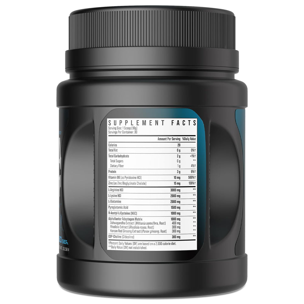 Zaigon serving scoop with powder ready to mix for pre-workout energy.