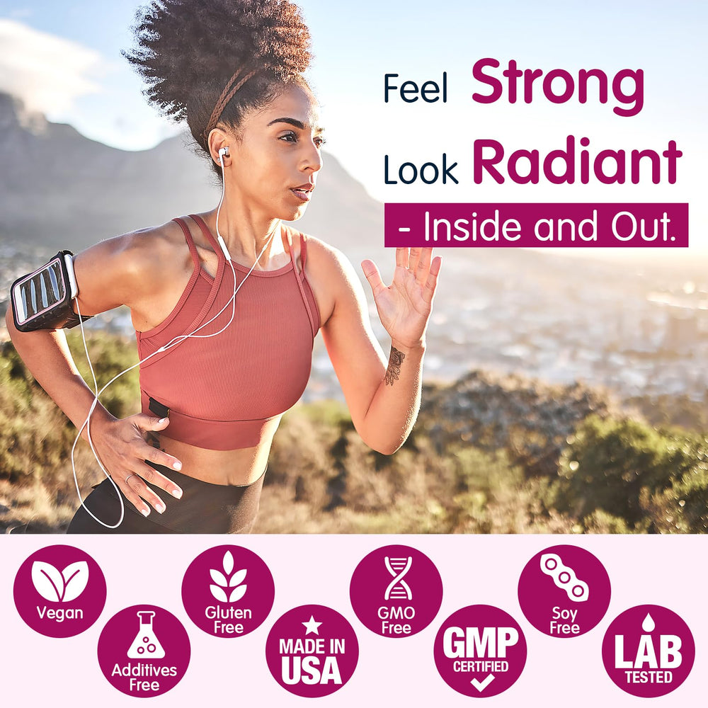 Zaigon HMB collagen and hyaluronic acid for skin hydration.