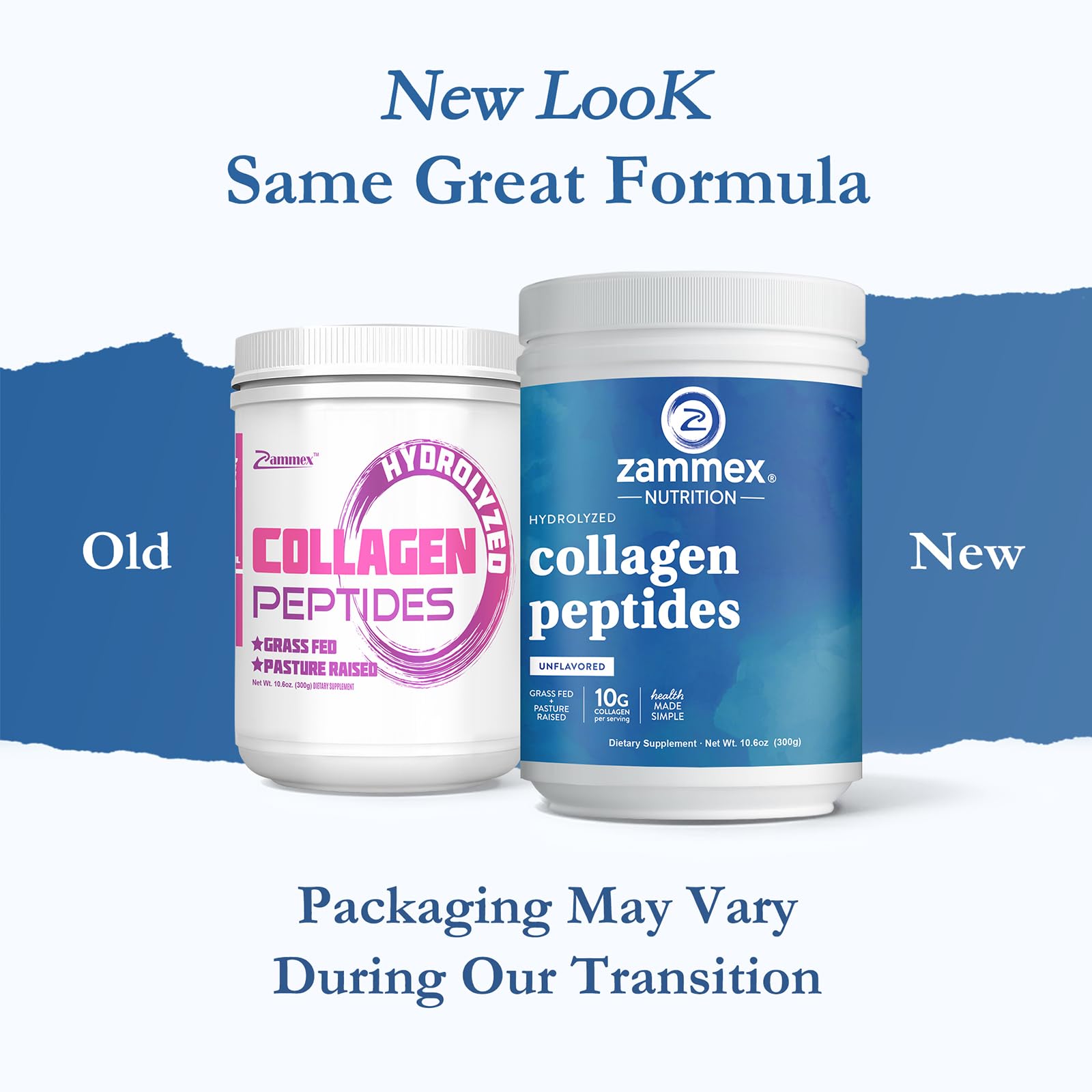 Zammex Collagen Peptides Powder jar