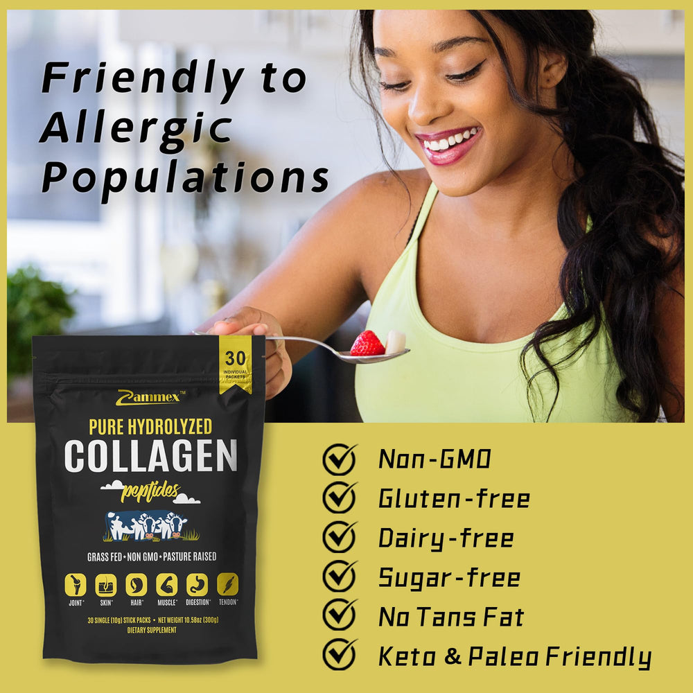 Grass-fed, pasture-raised beef collagen source used by Zammex