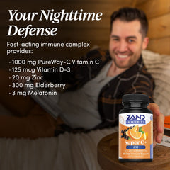 PureWay-C 1000 mg Vitamin C in Zand Immunity Super C+ PM