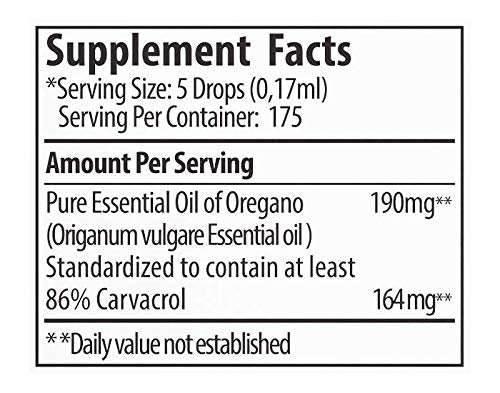 Immunity support from Zane Hellas oregano oil