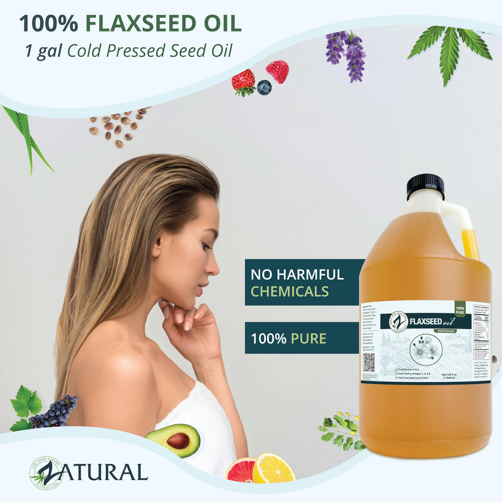 Flaxseed oil ingredients and extraction method