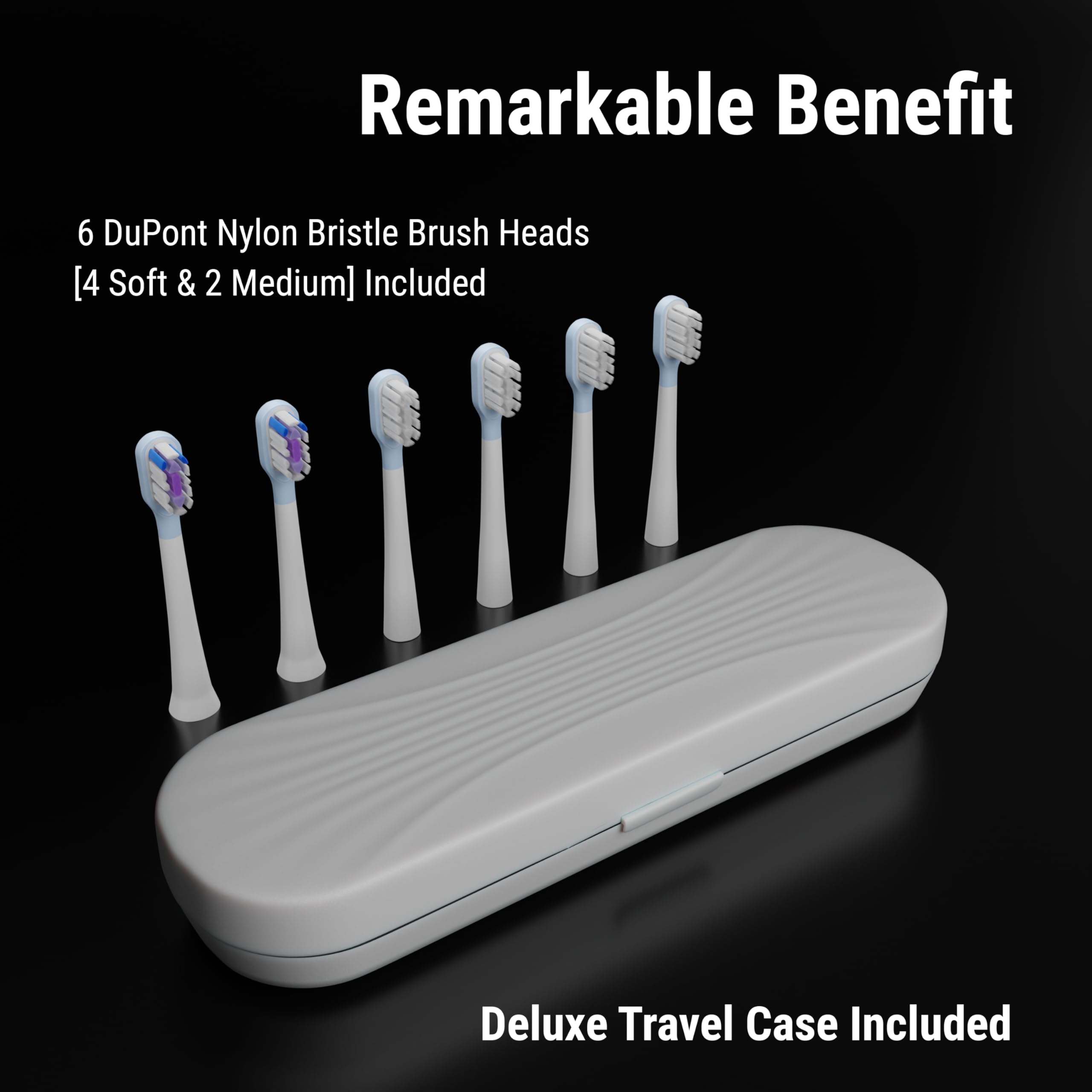 Brushing mode indicators showing Casual, Caring, Clean, Clean+, Super Clean