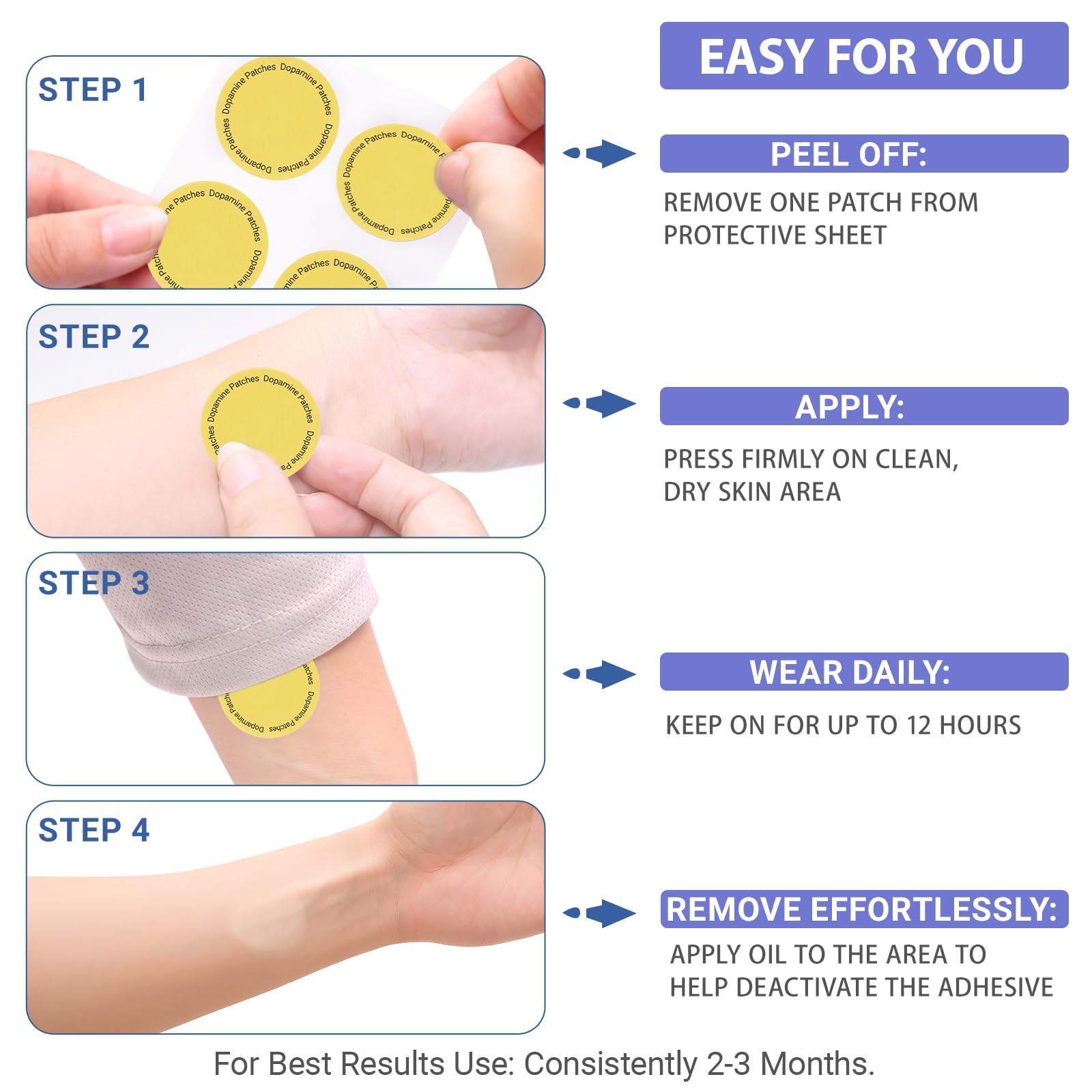 Product shot showing packaging and patches together