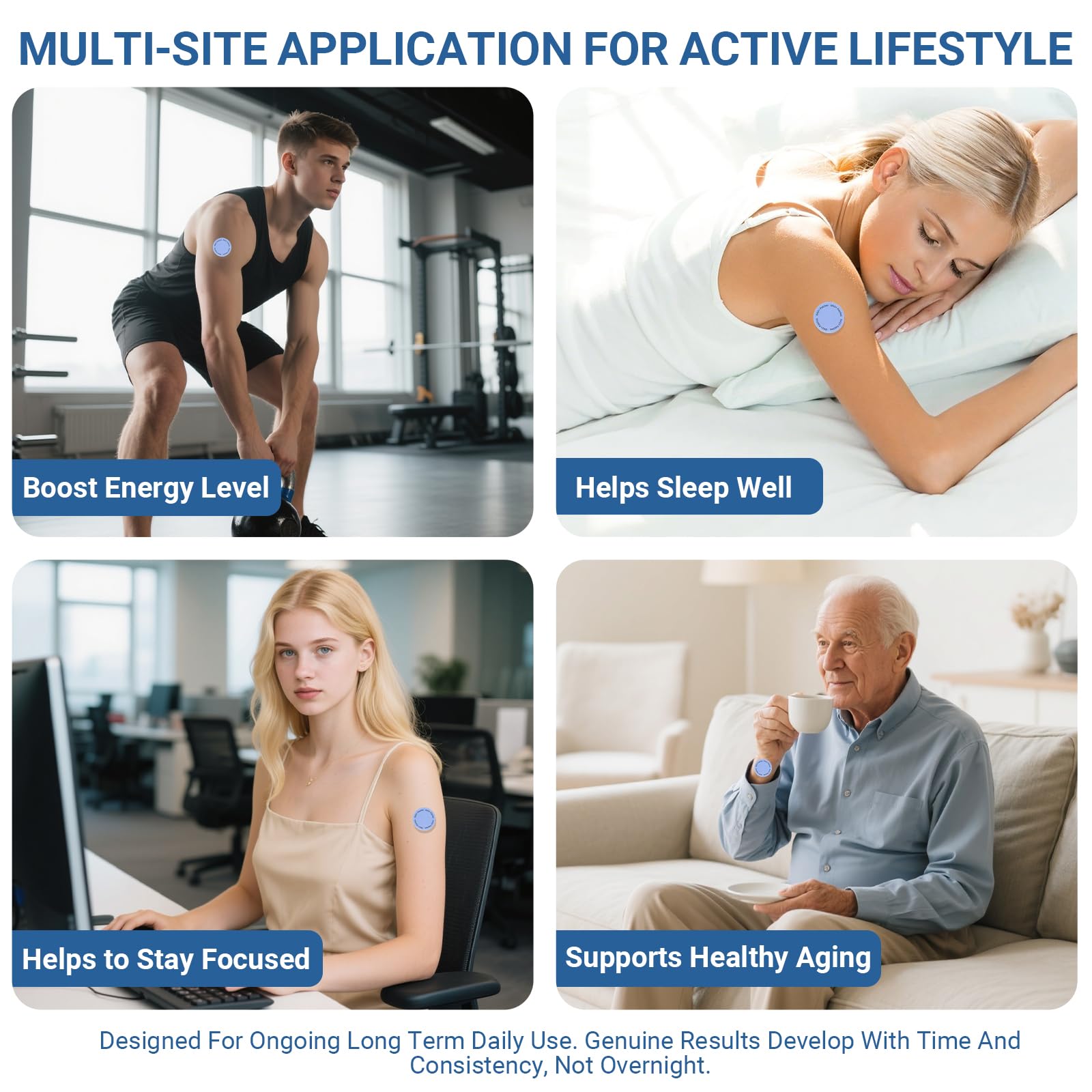 NAD+ patches box showing 30-count vegan label