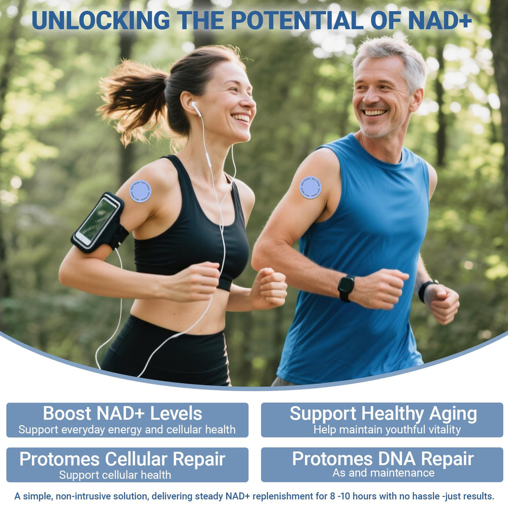 Close-up of NAD+ patch texture