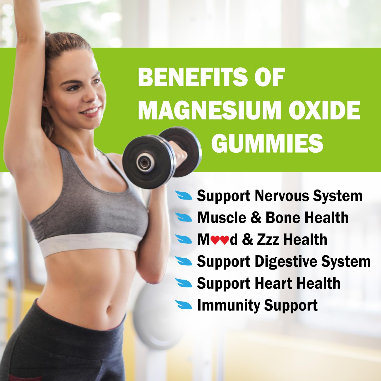 Vegan, gluten-free, gelatin-free ZA'ZA K ORGANICS magnesium oxide gummies