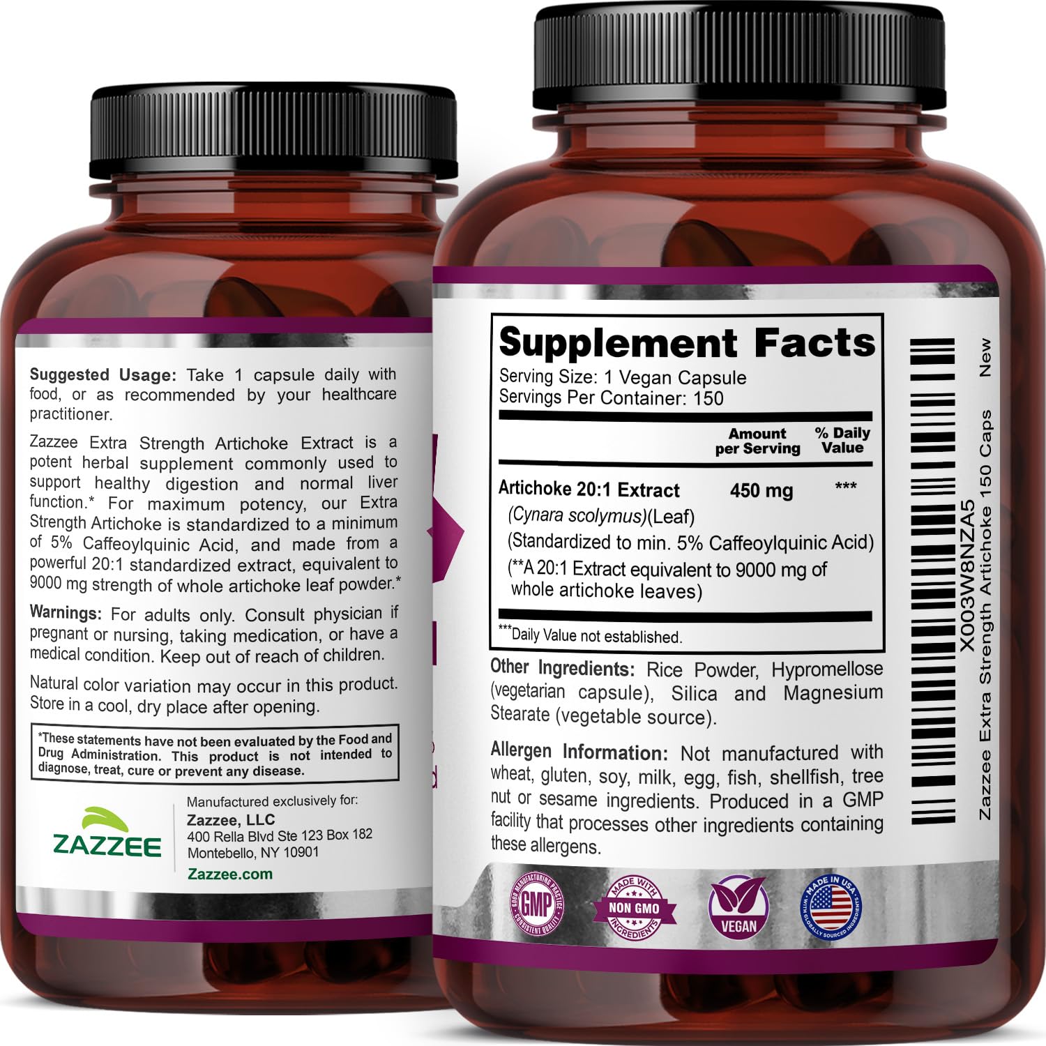 USA manufacturing facility and GMP quality control