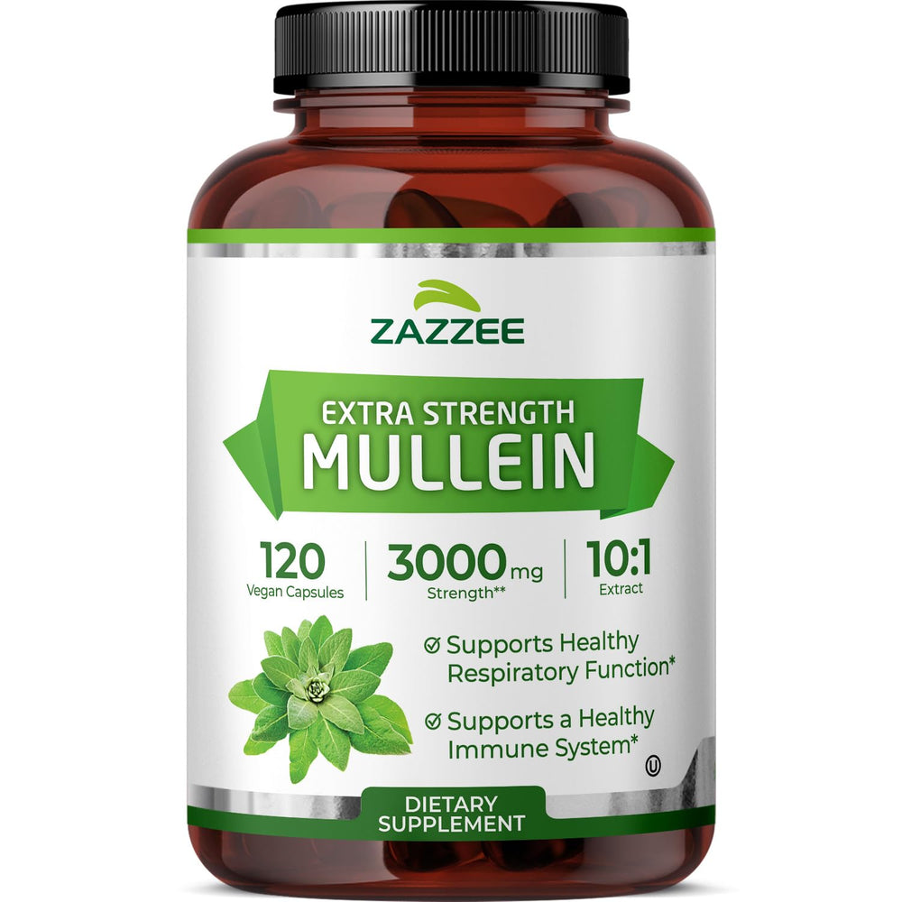 Zazzee Extra Strength Mullein 10:1 Extract bottle