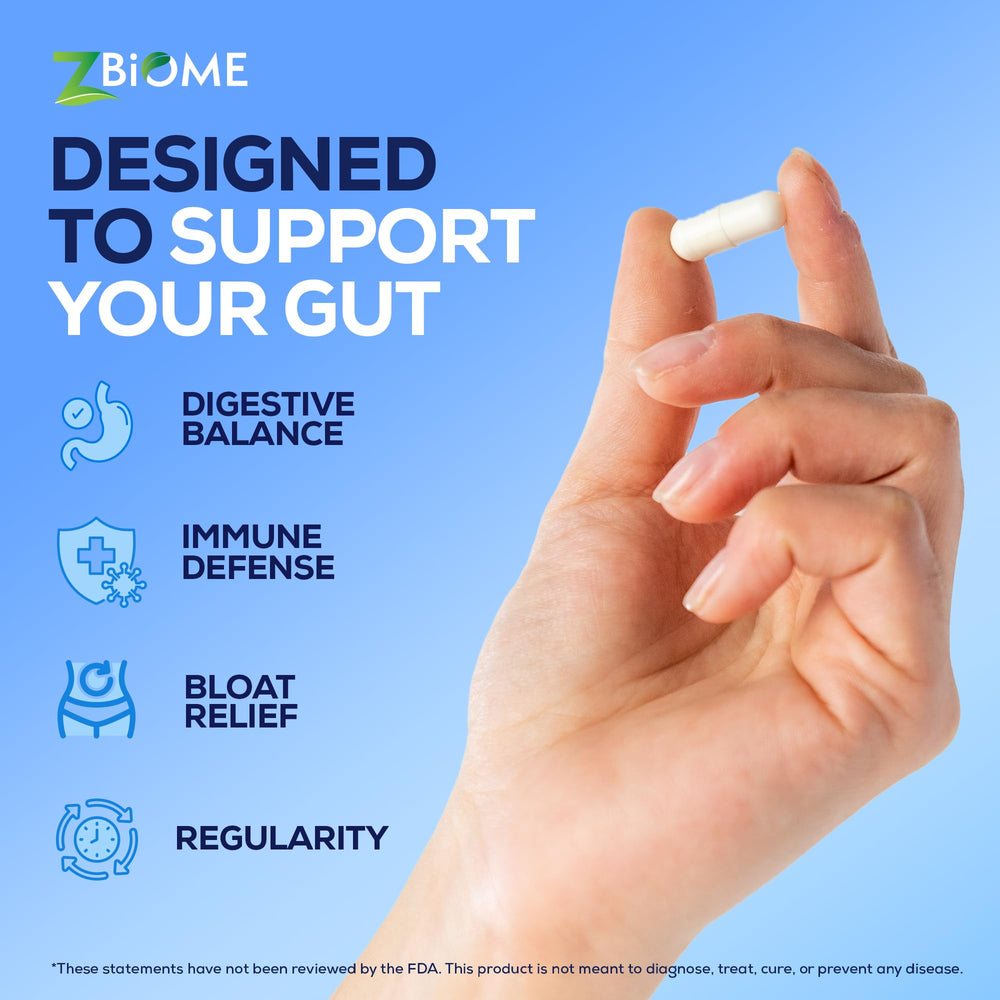 Butyrate and probiotic synergy concept graphic
