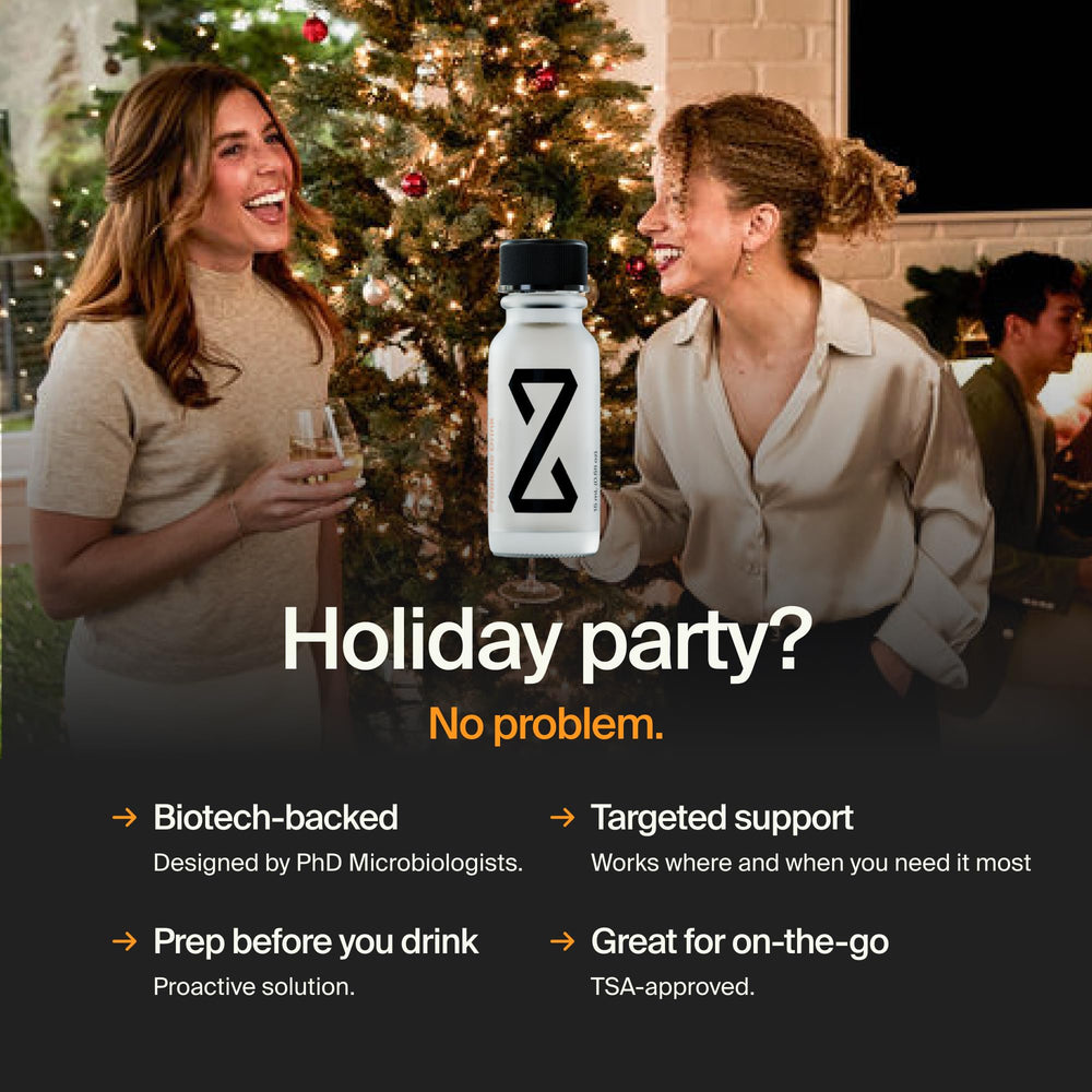 Back of ZBiotics holiday 3x3 gift pack