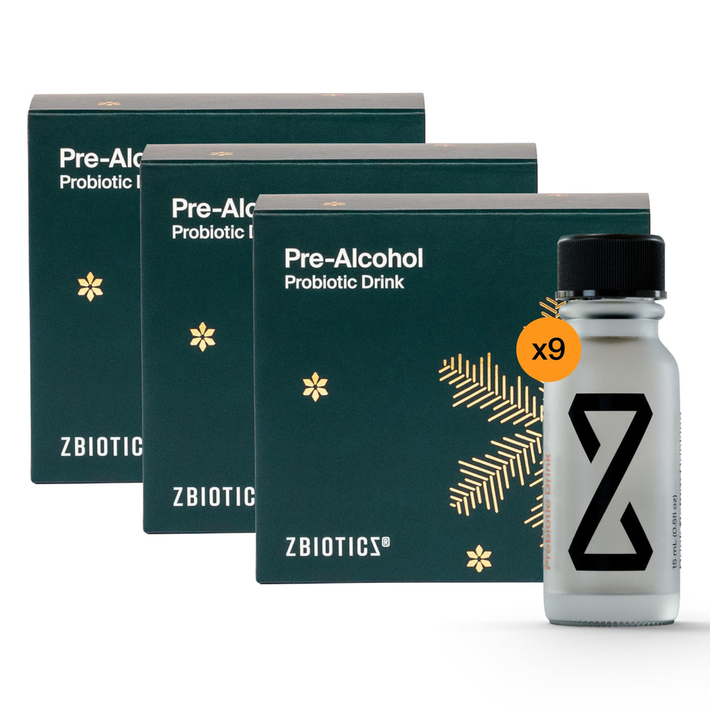 Front of ZBiotics holiday 3x3 gift pack