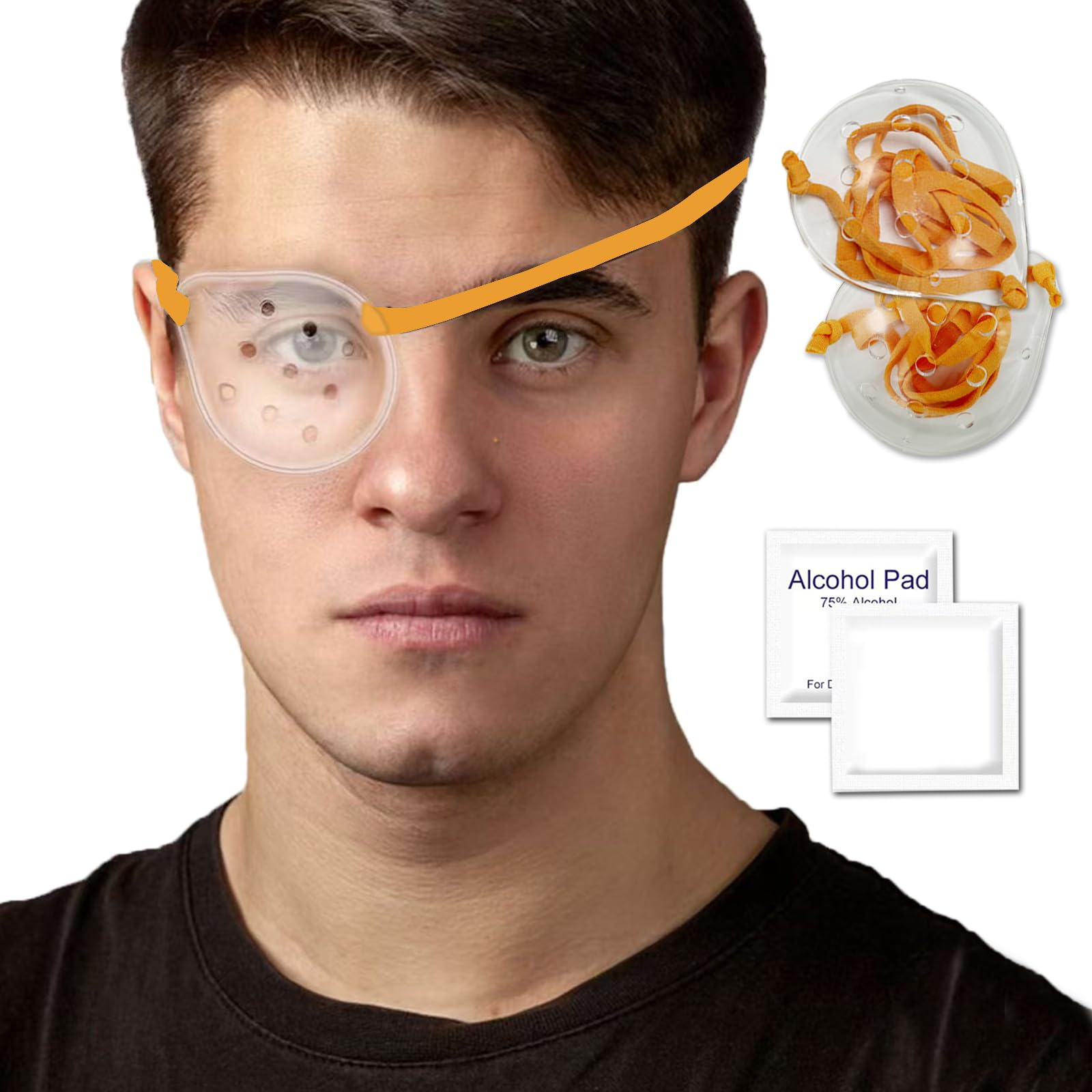 Right eye shield for post-surgery protection