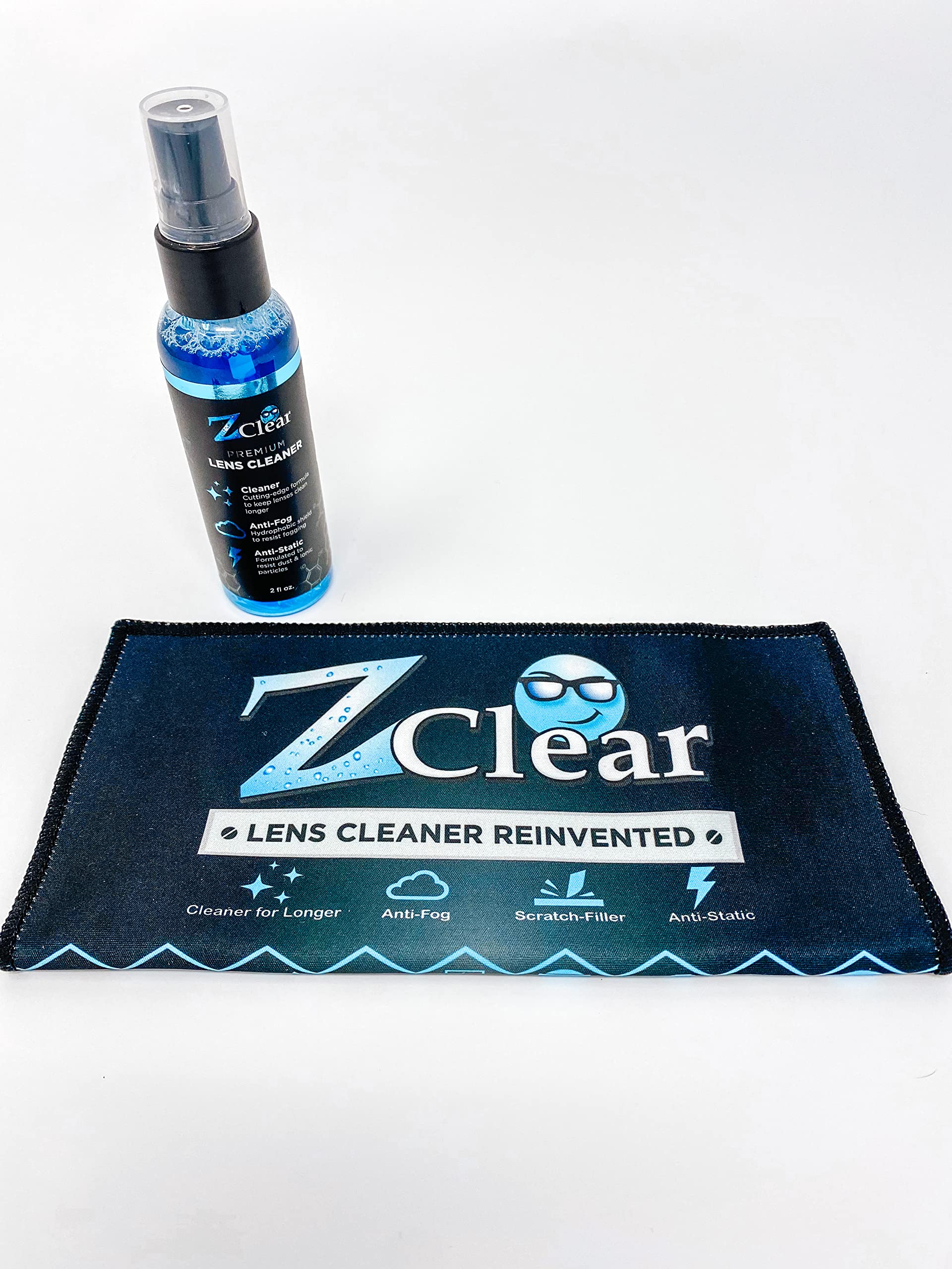 Car windshield and glass cleaner with Zclear