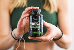 Label on Zeal Naturals Apple Cider Vinegar capsules bottle