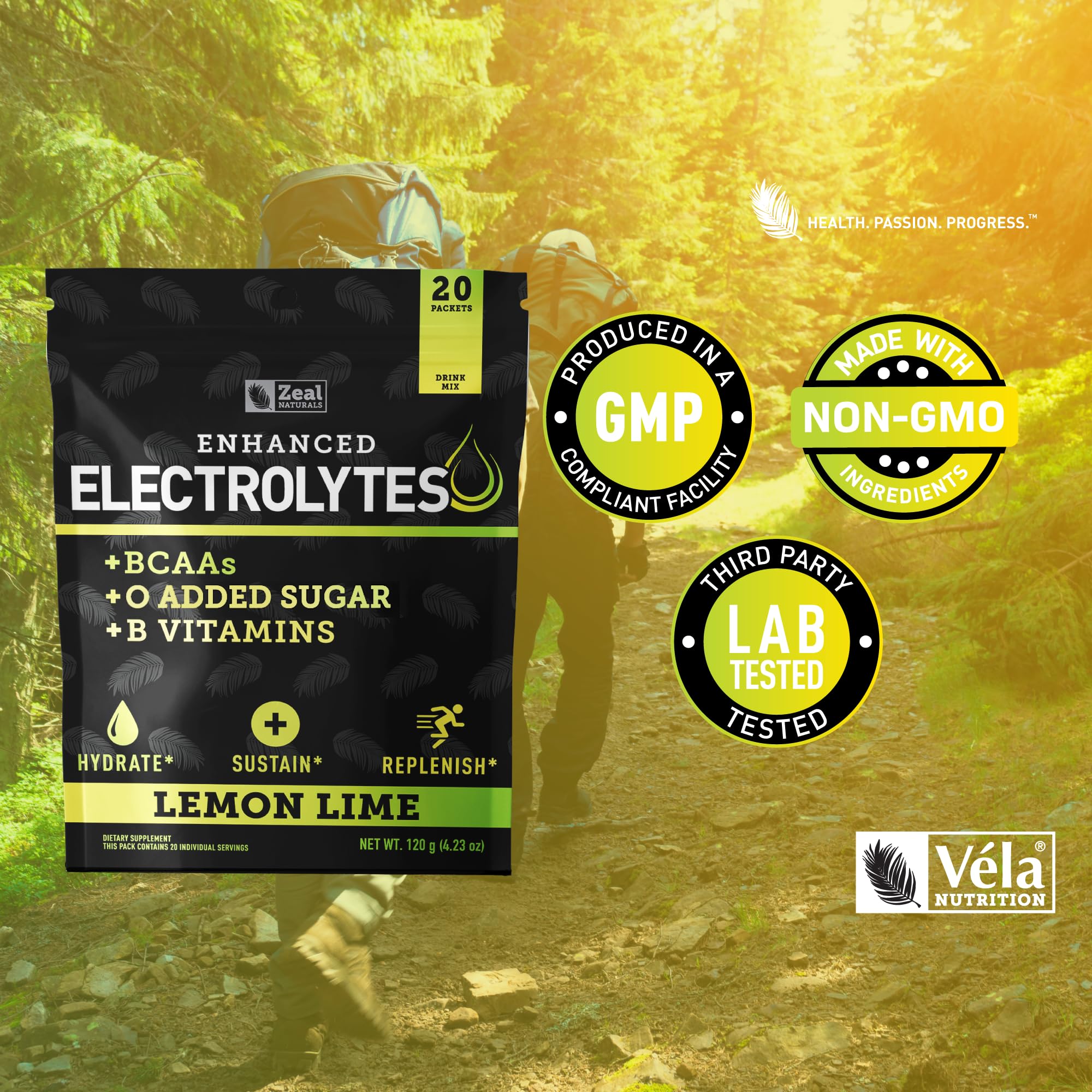 Zeal Naturals keto-friendly electrolyte image appealing to keto athletes.