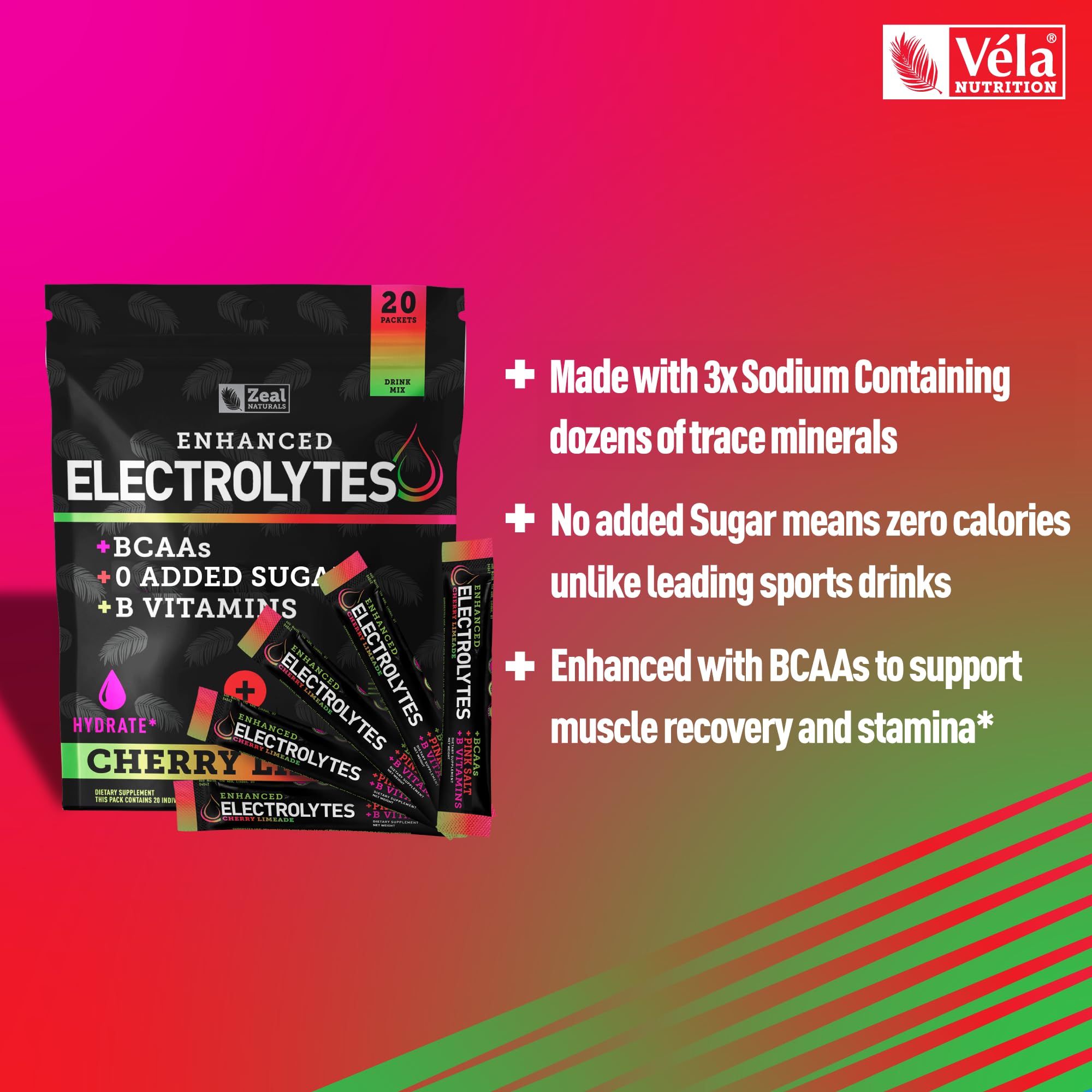 Zeal Naturals on-the-go hydration sticks in a gym bag for active days