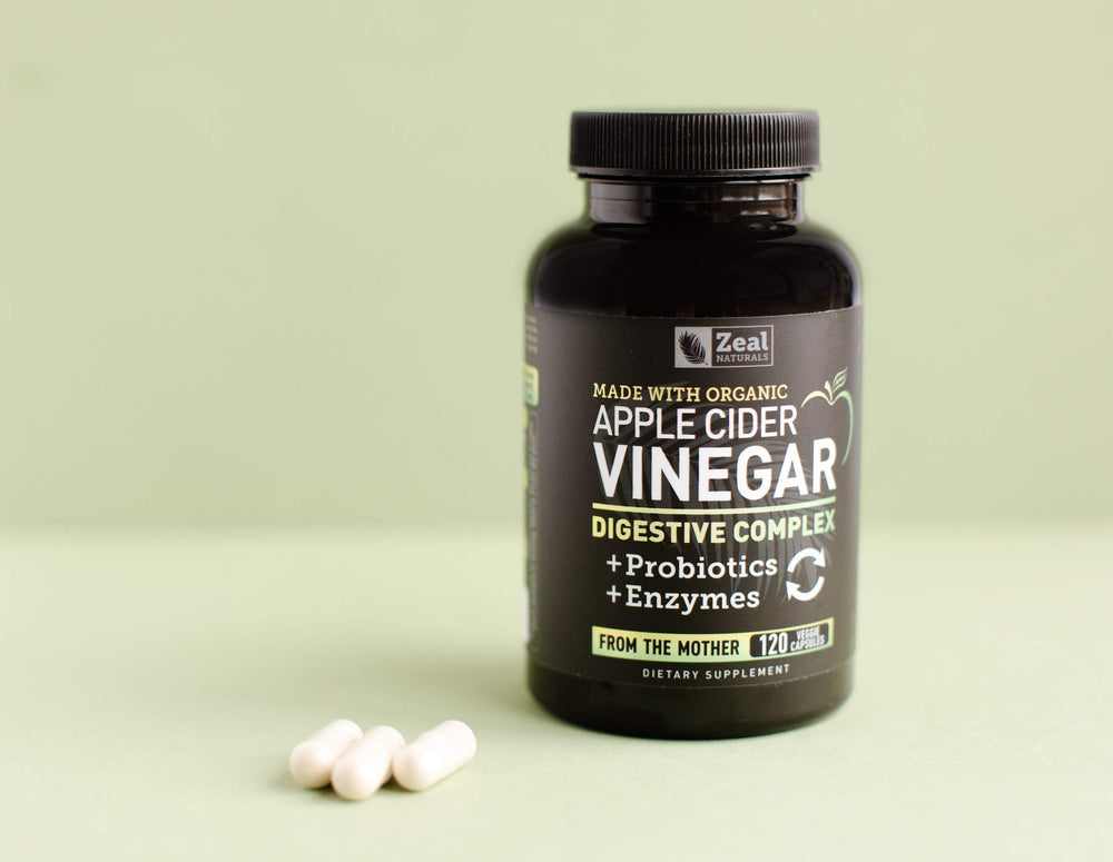 Zeal Naturals packaging label showing organic ingredients.