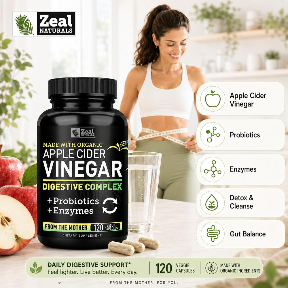 Zeal Naturals probiotic capsule with 1B CFU for gut health