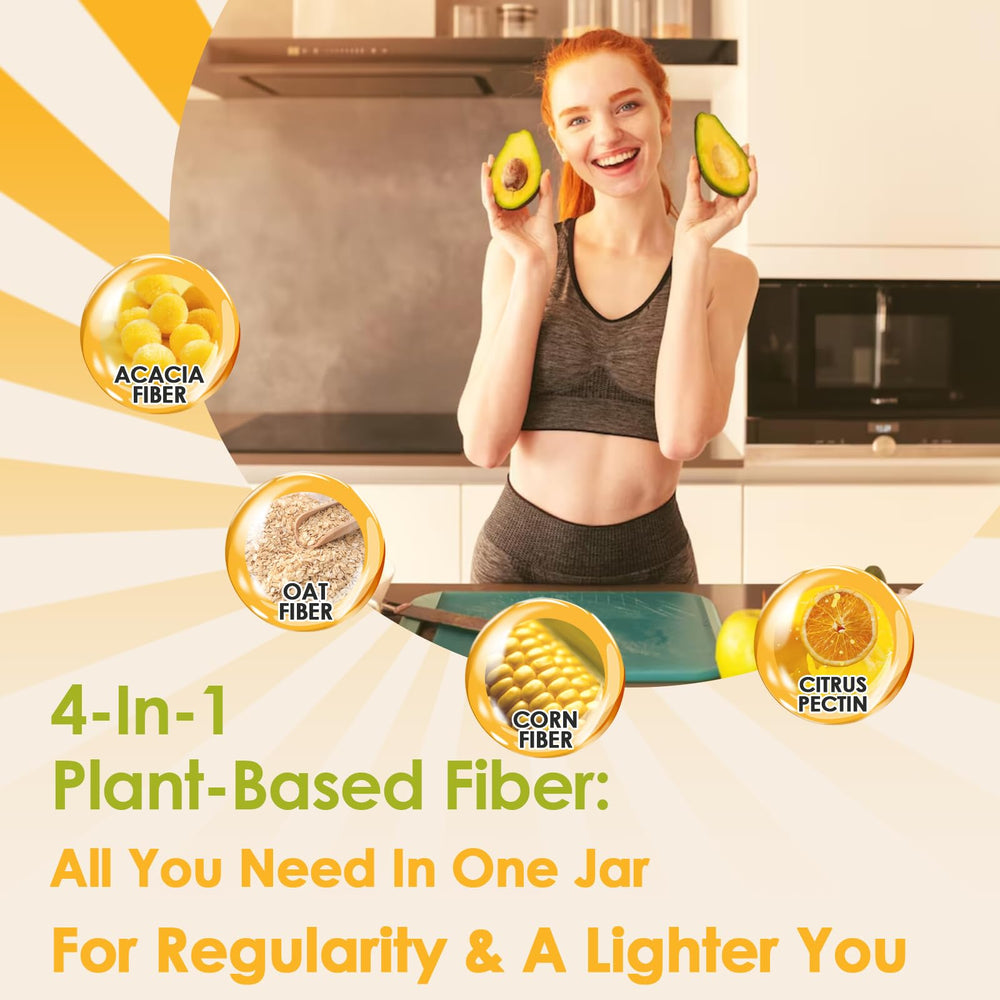 Graphic illustrating digestive health benefits of ZEBORA fiber