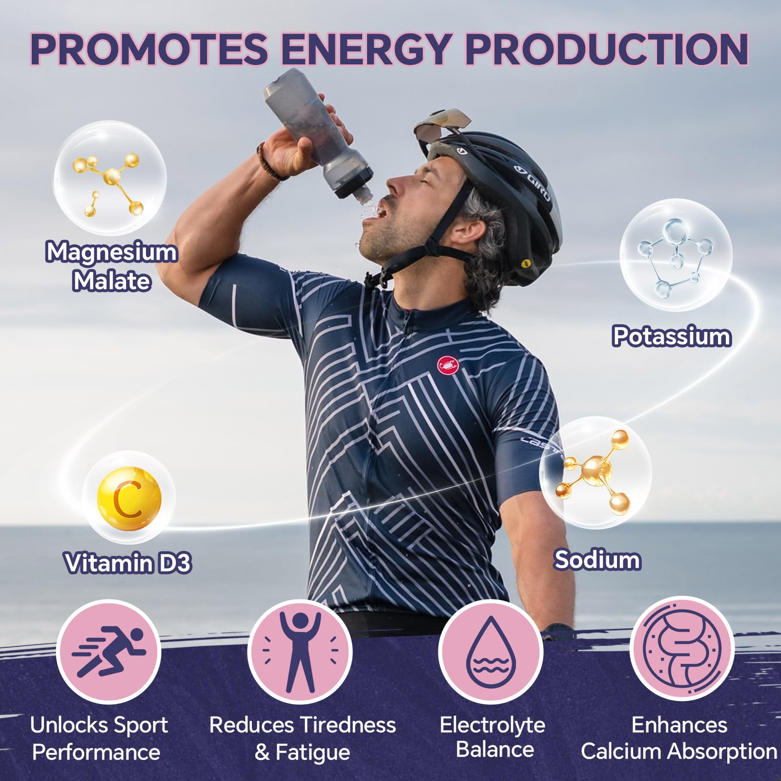 Close-up of the ingredient panel on ZEBORA Magnesium Powder