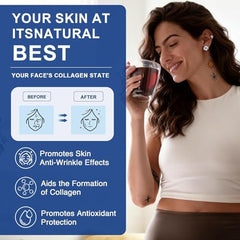 Icons representing Hyaluronic Acid, Keratin, and Multivitamins benefits