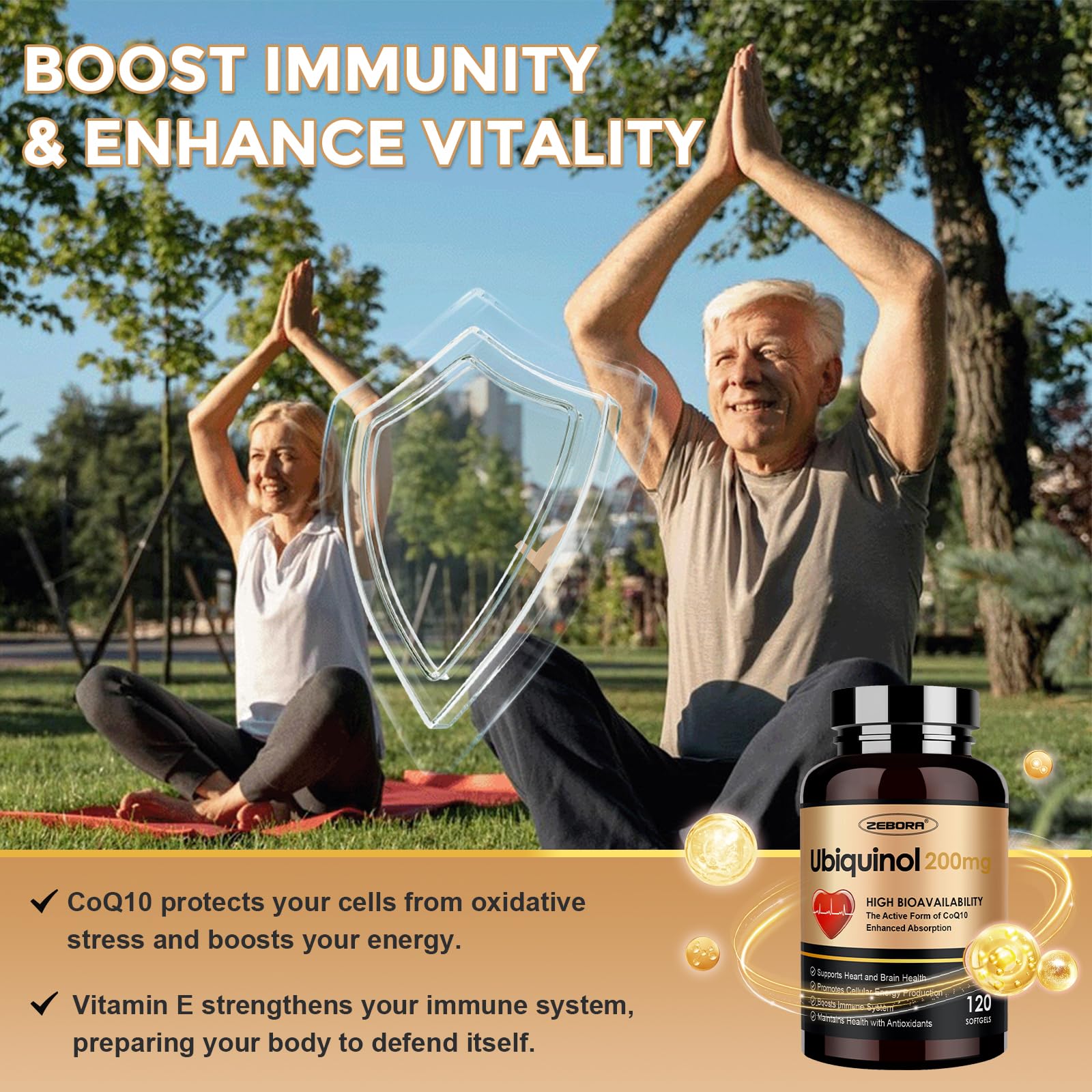 All-natural ingredients and gluten-free, soy-free formula
